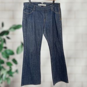 Vintage Y2K GAP Low Rise Side Zip Bootcut Medium Wash Bootcut Jeans Plus Size 14